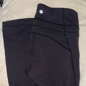 lululemon Black Bootcut Leggings